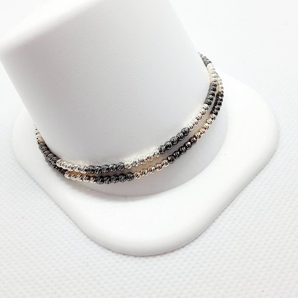 2 NEW 925 Italy 8 inch bracelets